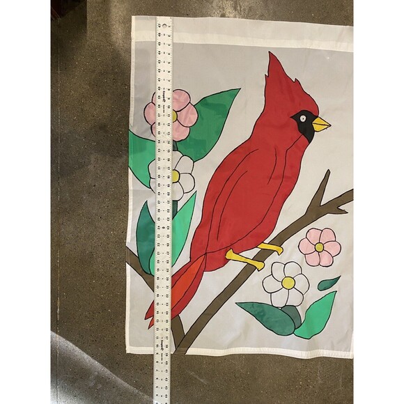 Decorative Cardinal Flag Giant 28" x 40" - Picture 5 of 6
